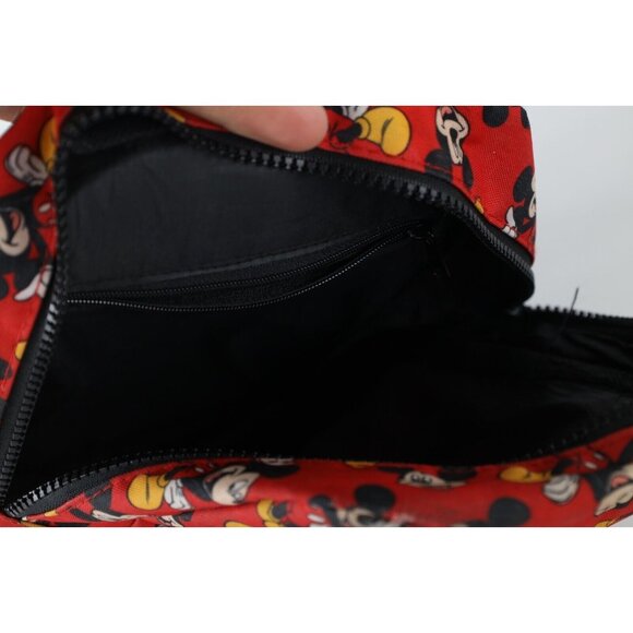 Vintage Disney Mickey Mouse All Over Print Distressed Mini Backpack Book Bag